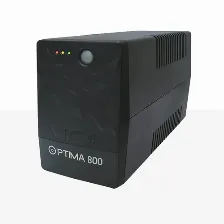 No Break Vica Optima 800 0.8 Kva / 400 W, Entrada 120 V, 6 Salidas Ac, Negro